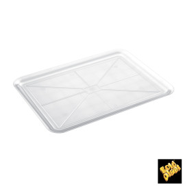 Tacki Plastikowe Tray Przezroczyste 37x50cm (4 Sztuk)