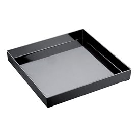 Tacki Plastikowe Tray Czarni 30x30cm (1 Sztuk)