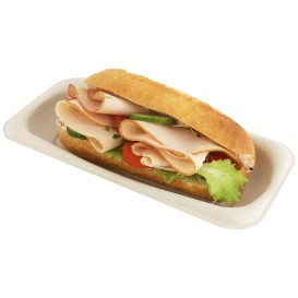 Pojemniki Trzciny Cukrowej 20x10cm (50 Sztuk)