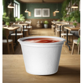 Miski Trzciny Cukrowej Bagasse Białe 120ml (50 Sztuk)