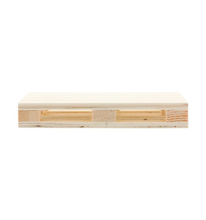 Bandeja Mini Palé de Madera 13x8x2cm (1 Ud)
