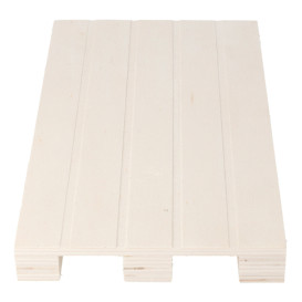 Tacki Finger Food Mini Palety Drewniane 20x12x2cm (1 Sztuk)