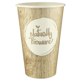 Kubki Kartonowe BioWare PLA 12 Oz/384ml Ø8,0cm (55 Sztuk)