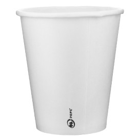Kubki Papierowe 9 Oz/280ml Białe Ø8,1cm (50 Sztuk)