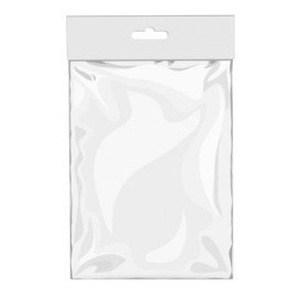 Torby BOPP z Warstwą Klejącą i Zawieszką Euro 10,5x28,5cm G160 (100 Sztuk)