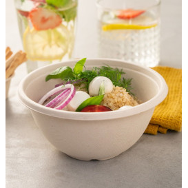 Miski Trzciny Cukrowej "Buddha" 500ml Ø14x7cm (300 Sztuk)