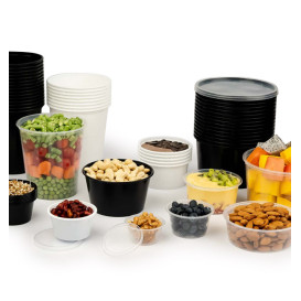 Pojemnik na Sosy PP Przezroczysty z pokrywką 2Oz/60ml (100 Sztuk)