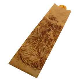 Torby Papierowe Kraft "Siega" 9+5x50cm (100 Sztuk)